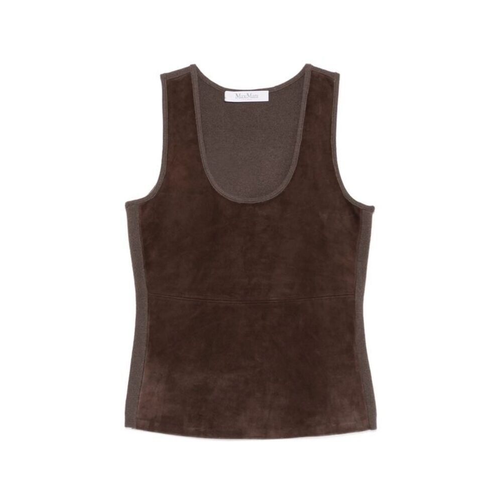 Max Mara Brown Tops - Vests & Tank Tops Women